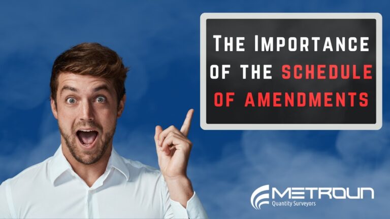 schedule of amendments