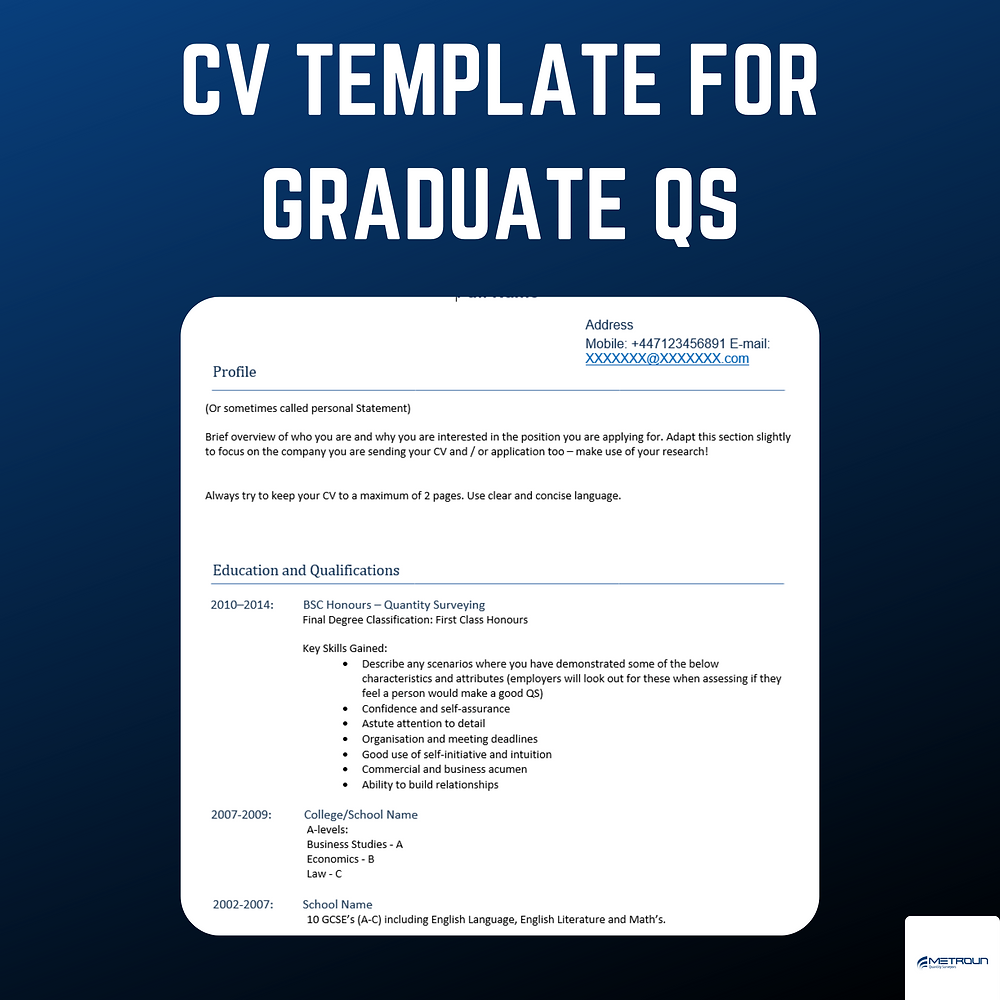 Graduate QS CV