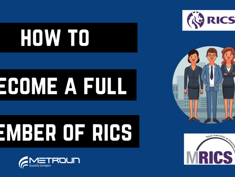 How to become a full member of RICS (MRICS)