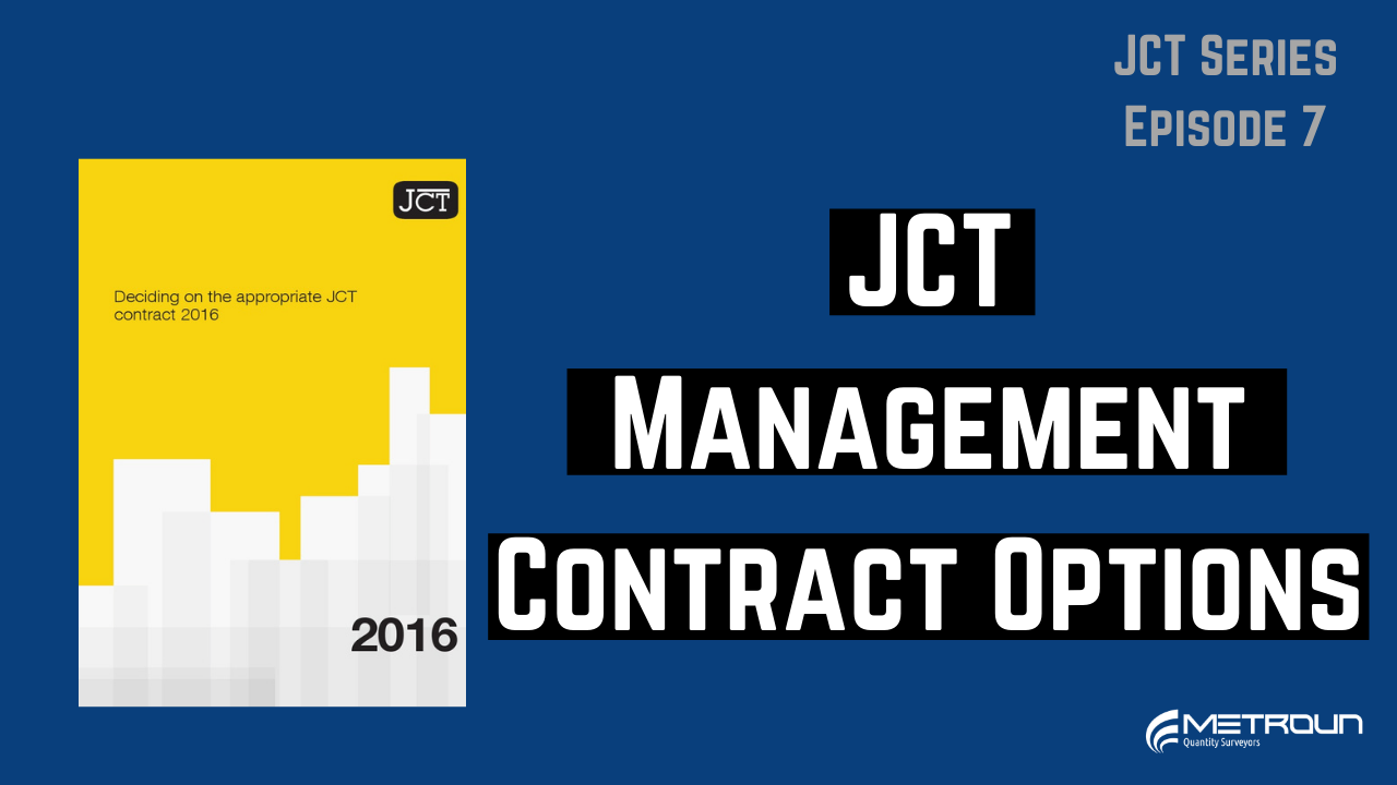 JCT Management Contract Options